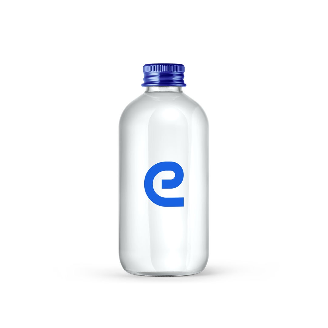 Enoline Solutions labeling glass bottle