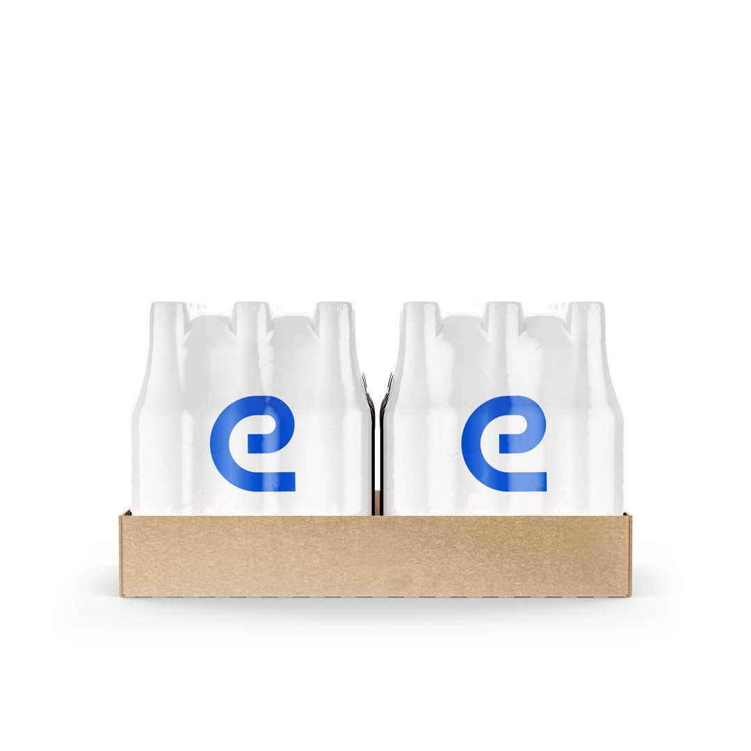 Enoline solutions shrink film labeling container bottle cartoner pack