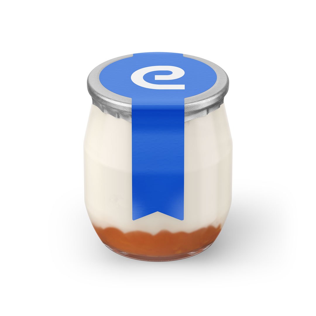 Enoline Solutions labeling machine glass jar yoghurt